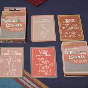 Affirmation Cards, 54 Cards with A Positive Inspiring Message to Start Your Day